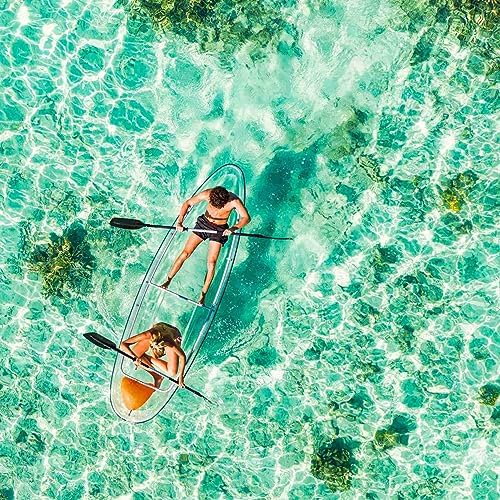 Przezroczysty kajak dwuosobowy Crystal Clear